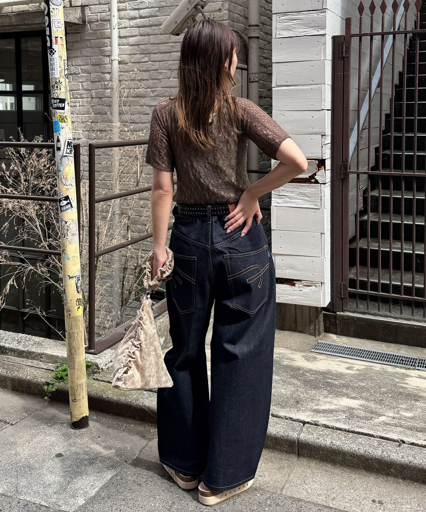 CIAOPANIC Lace拼接sheer top - Image 22