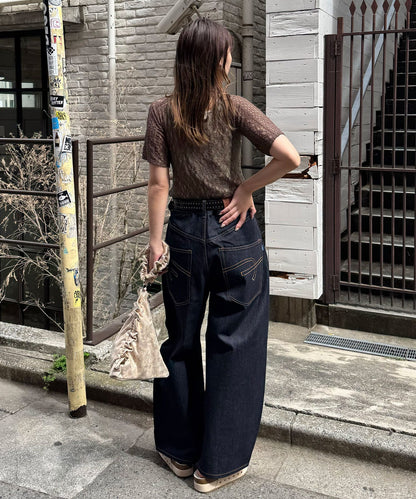CIAOPANIC Lace拼接sheer top - Image 22