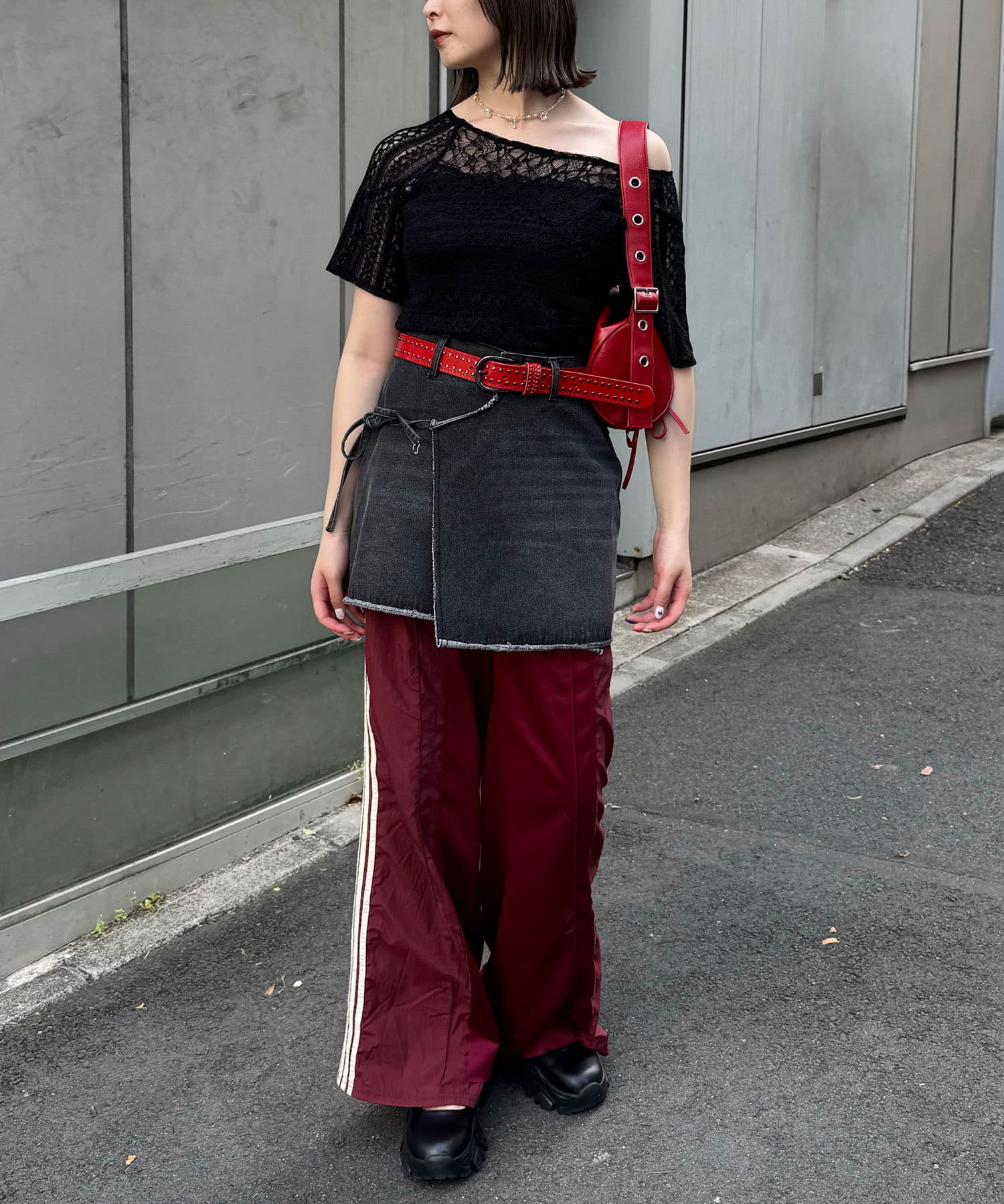 CIAOPANIC Lace拼接sheer top - Image 30