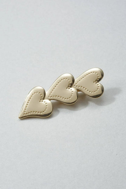 GOLDY heart hairclip