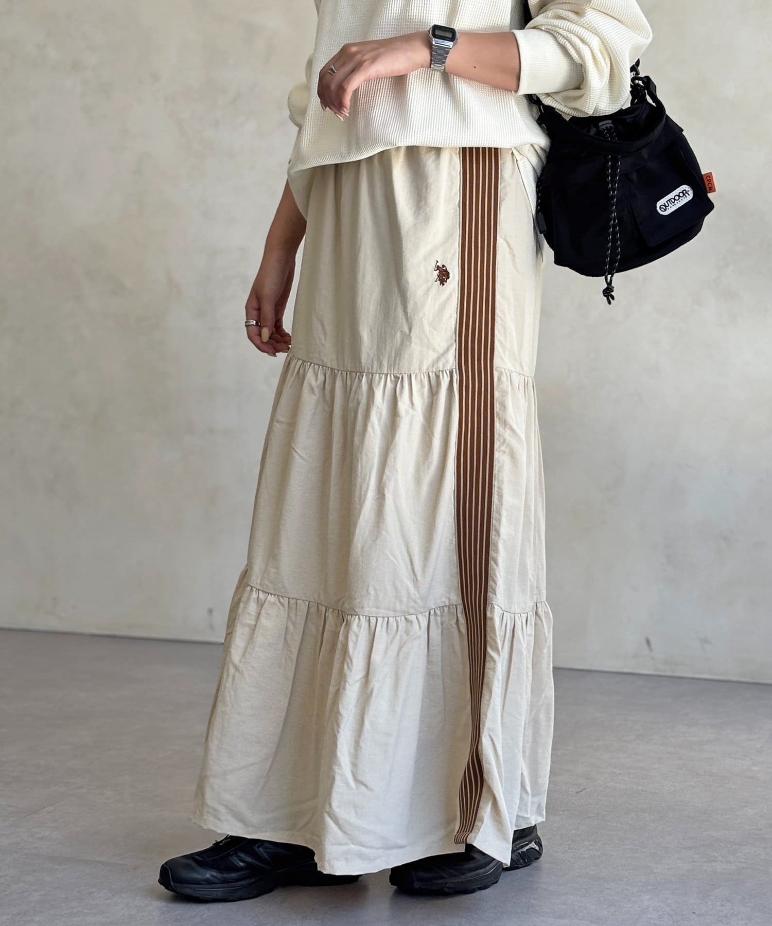 CPCM x U.S. POLO ASSN. Tiered skirt - Image 2