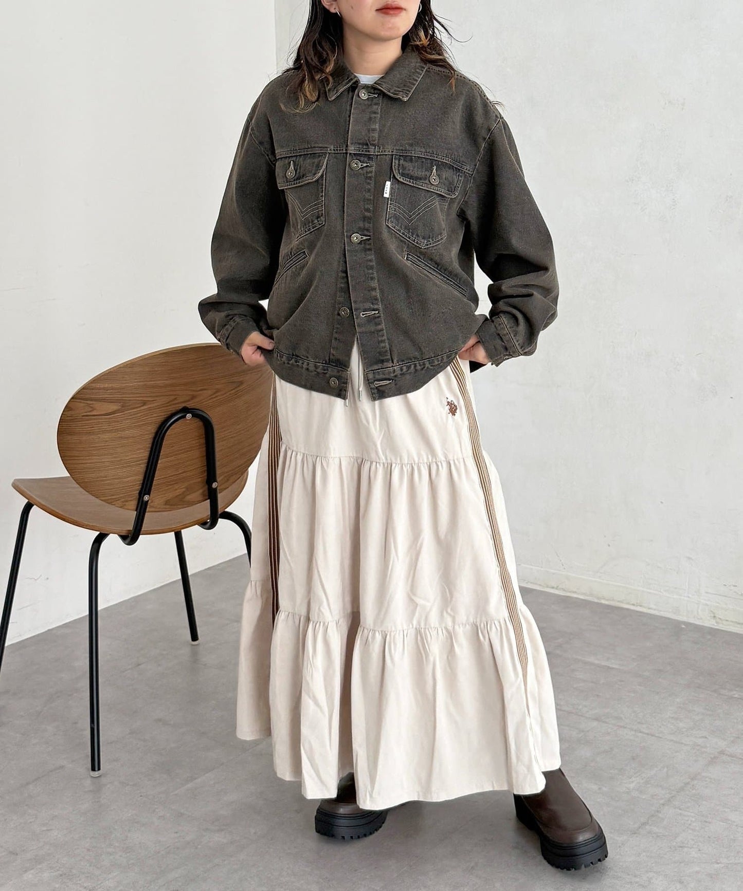 CPCM x U.S. POLO ASSN. Tiered skirt - Image 78