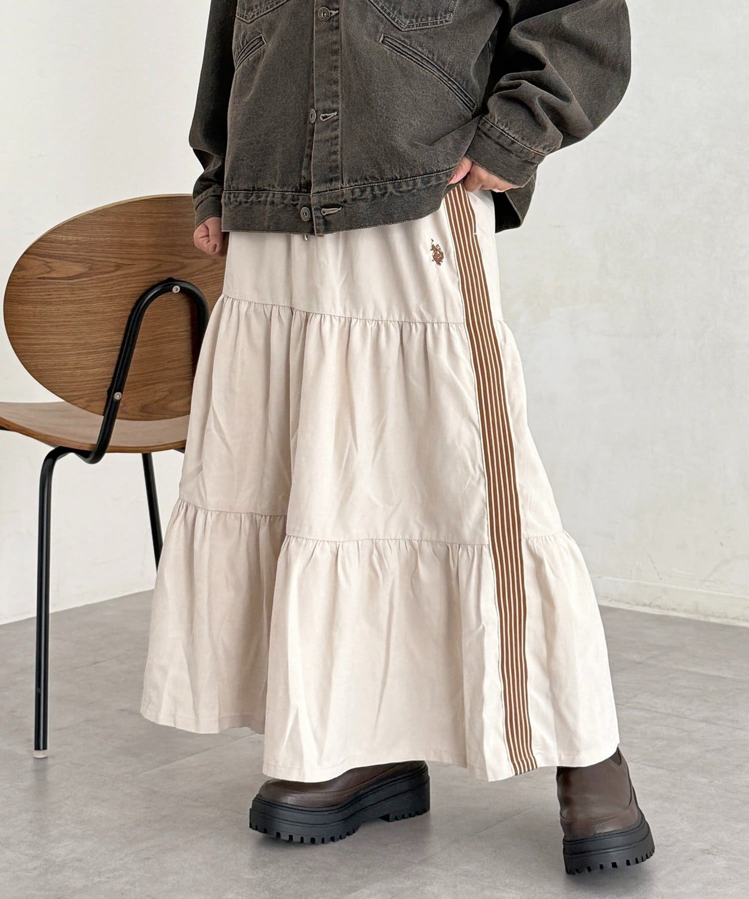 CPCM x U.S. POLO ASSN. Tiered skirt - Image 70