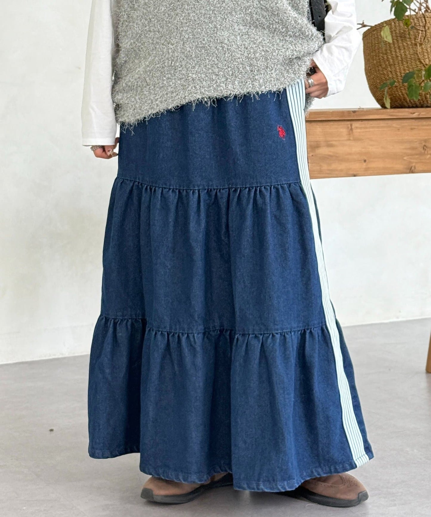 CPCM x U.S. POLO ASSN. Tiered skirt - Image 13