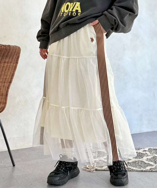 CPCM x U.S. POLO ASSN. Tiered skirt - Image 1