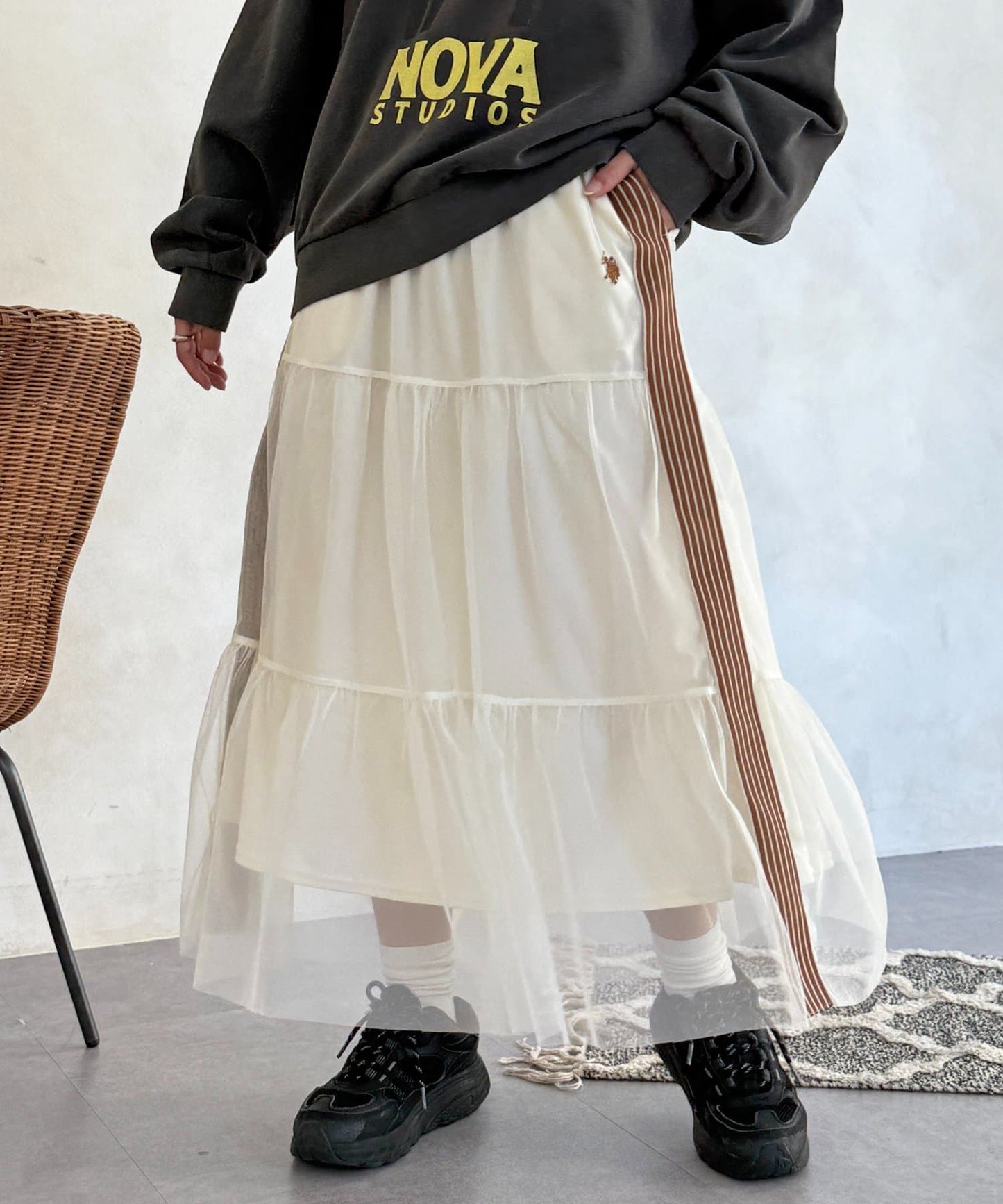 CPCM x U.S. POLO ASSN. Tiered skirt - Image 97