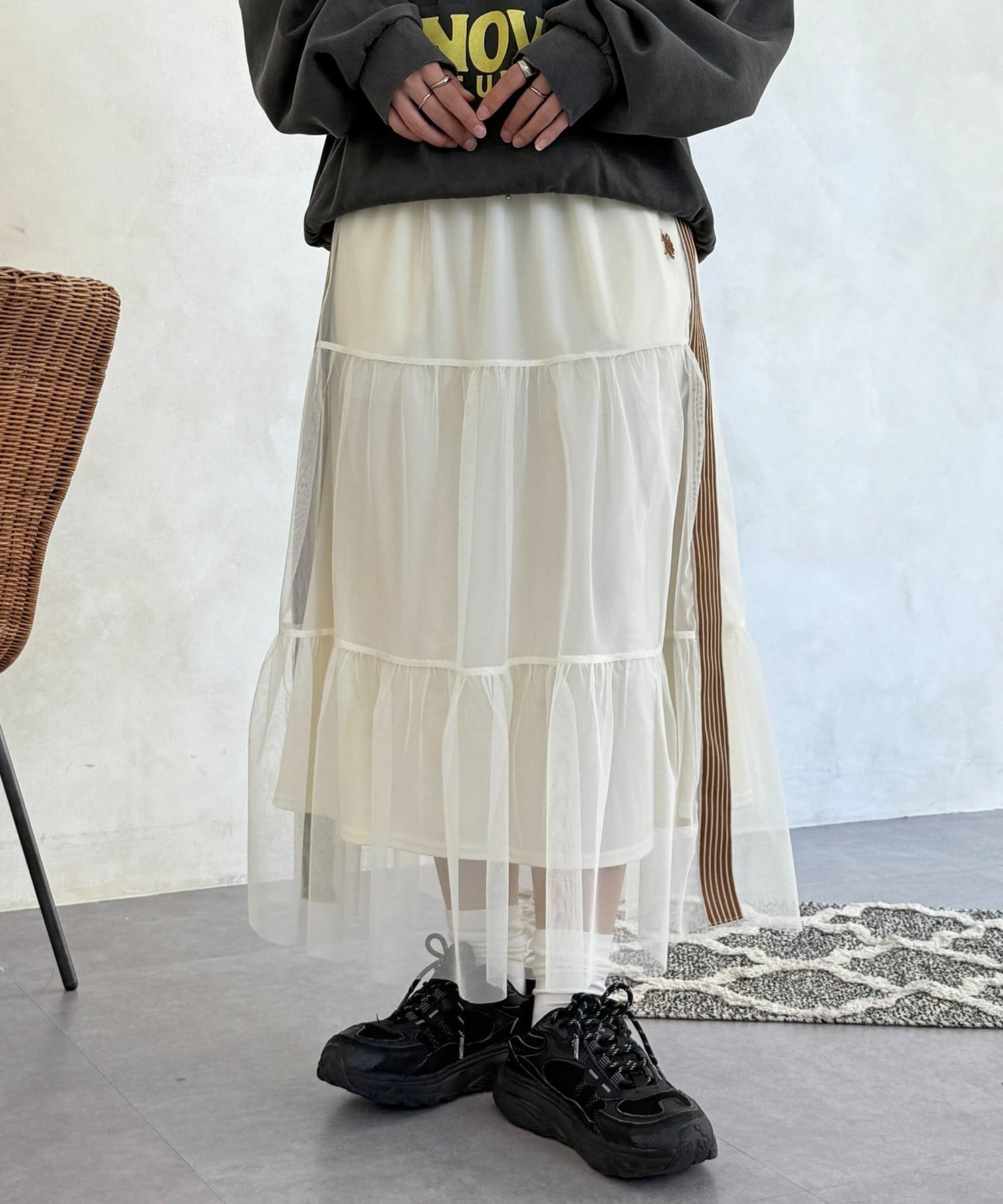 CPCM x U.S. POLO ASSN. Tiered skirt - Image 102