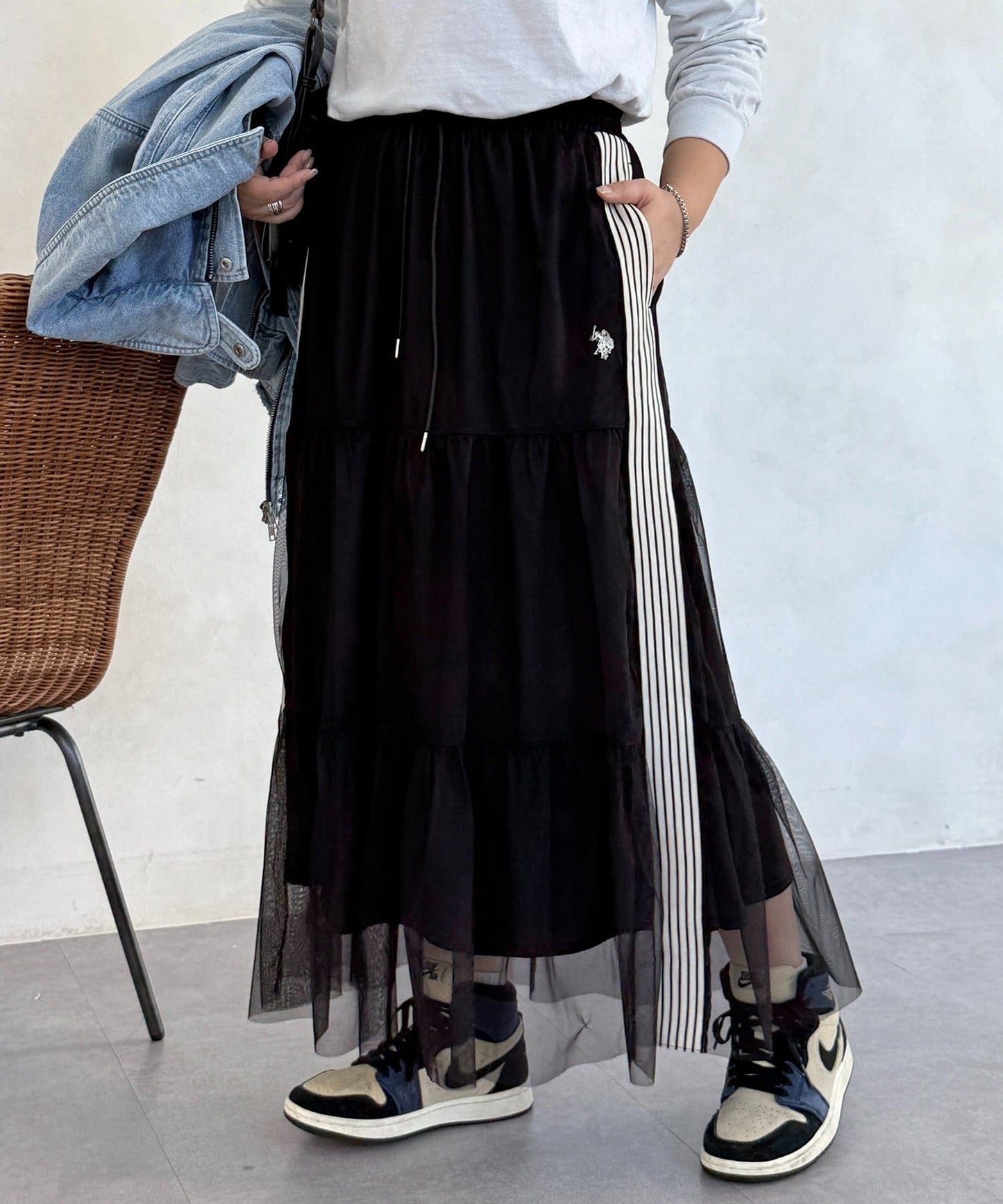 CPCM x U.S. POLO ASSN. Tiered skirt - Image 105