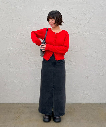 umm. By Discoat 心心紐Cardigan - Image 32