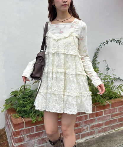 w closet 3D lace mini cami dress - Image 7
