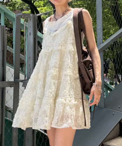 w closet 3D lace mini cami dress - Image 14