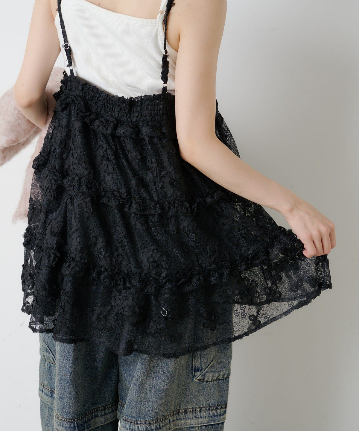 w closet 3D lace mini cami dress - Image 32