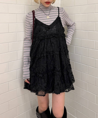 w closet 3D lace mini cami dress - Image 25