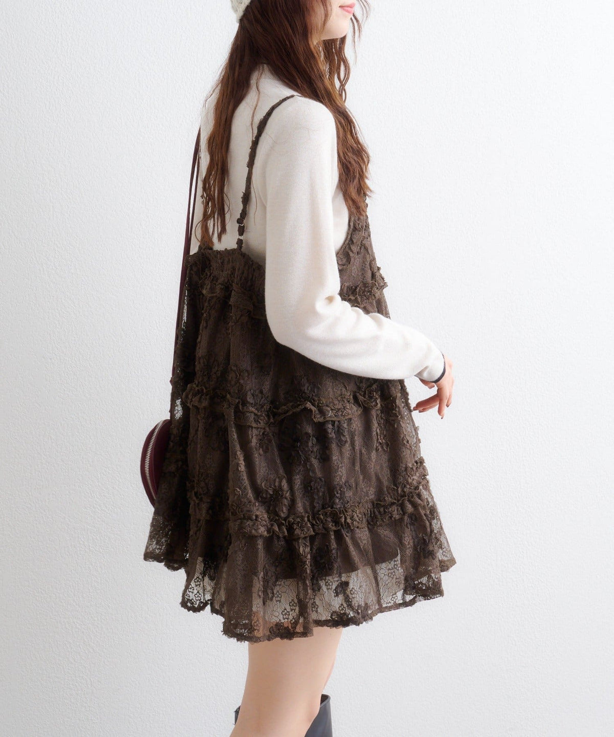 w closet 3D lace mini cami dress - Image 34