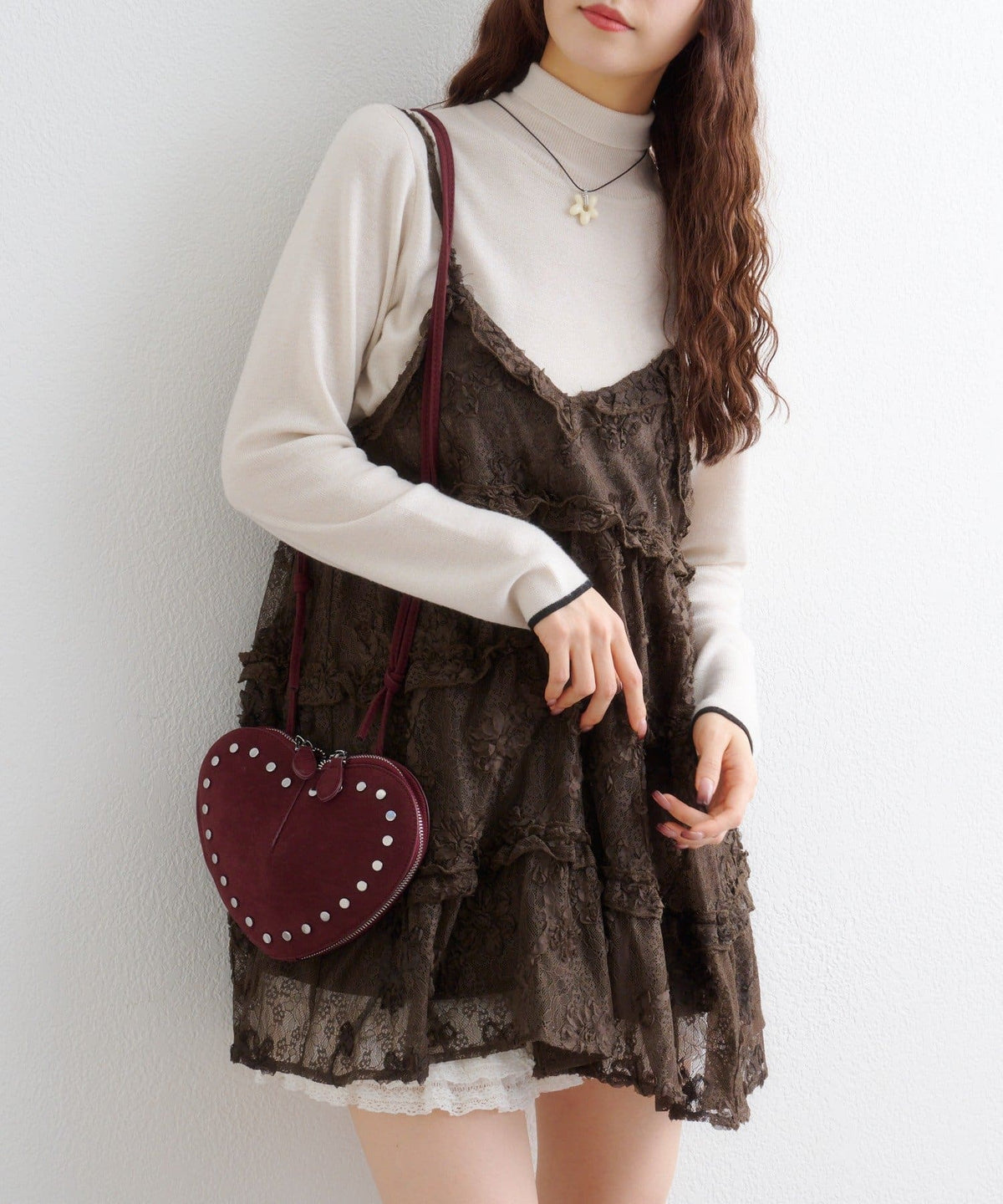 w closet 3D lace mini cami dress - Image 37