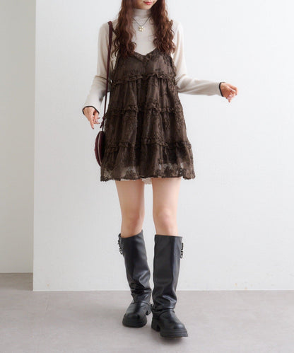 w closet 3D lace mini cami dress - Image 40