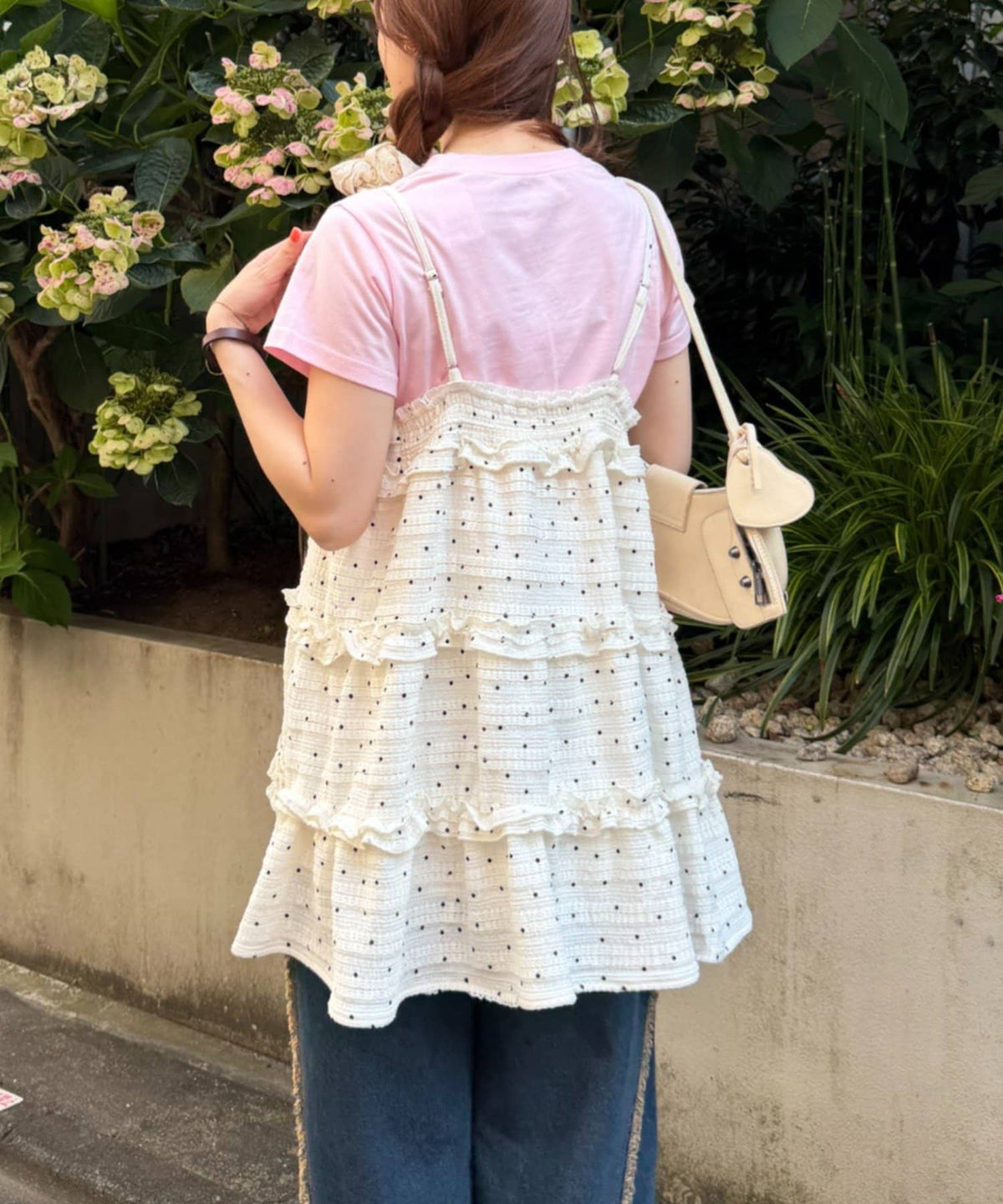 w closet 3D lace mini cami dress - Image 48