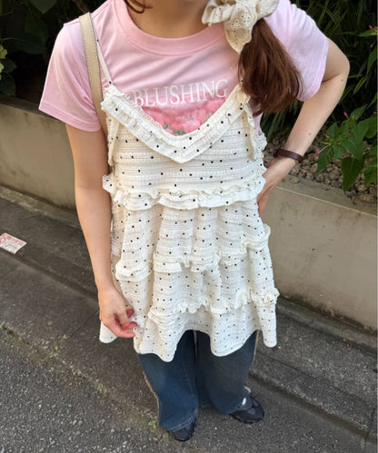 w closet 3D lace mini cami dress - Image 49