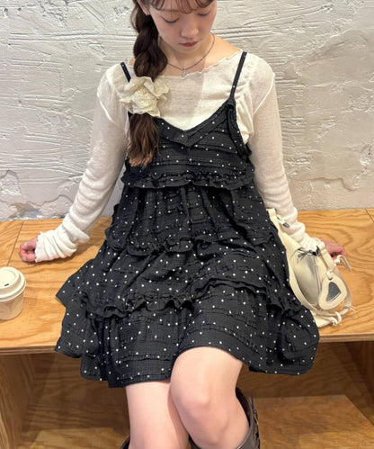 w closet 3D lace mini cami dress - Image 3