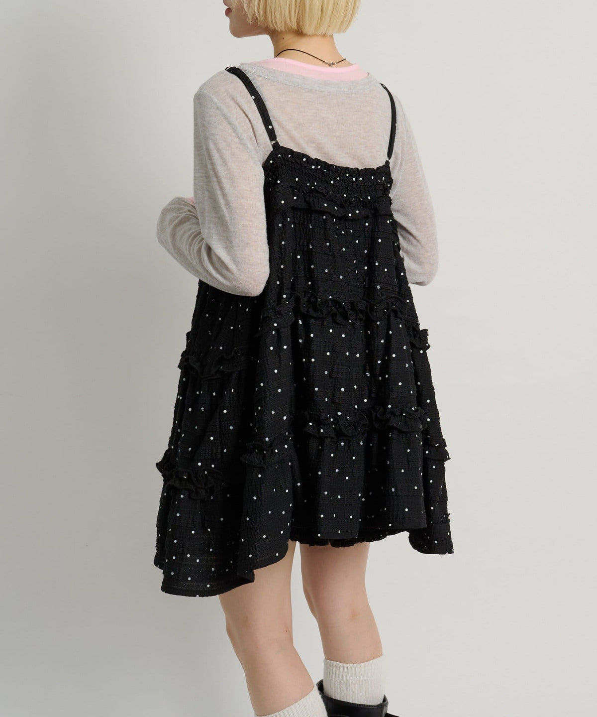 w closet 3D lace mini cami dress - Image 64