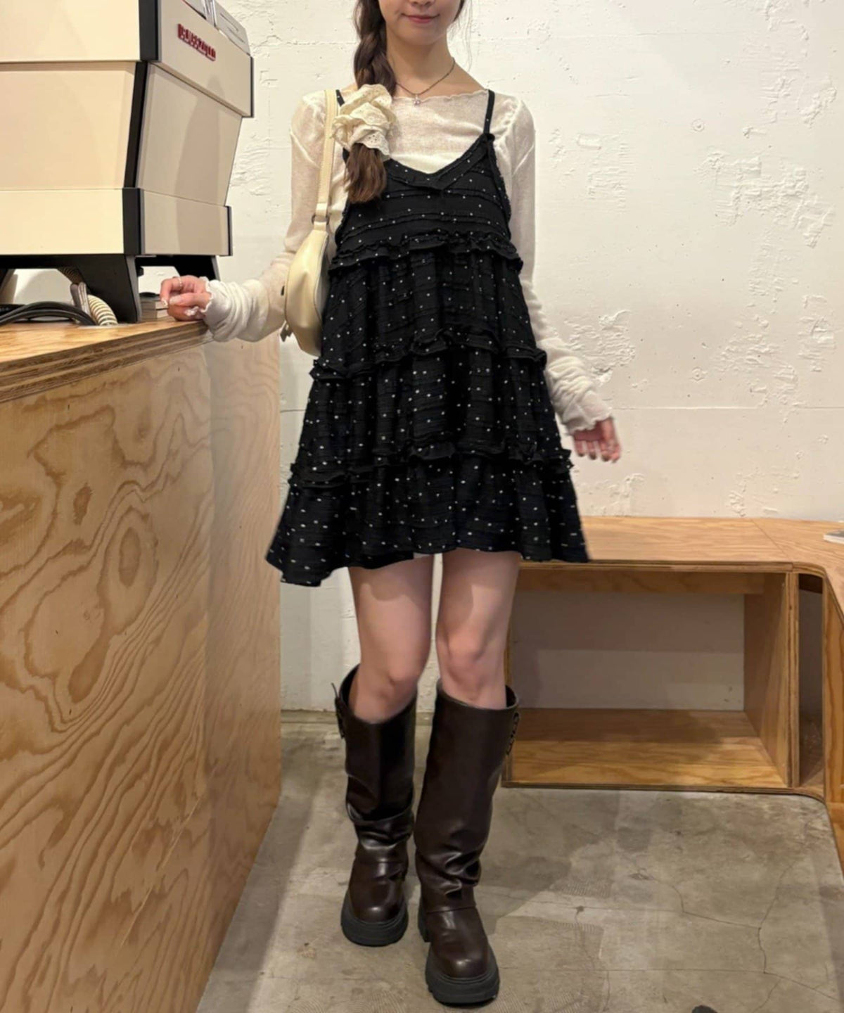 w closet 3D lace mini cami dress - Image 53