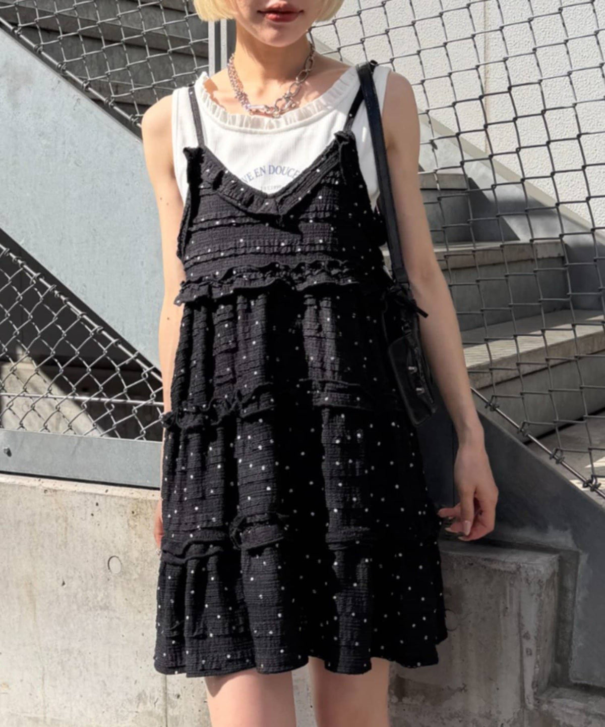 w closet 3D lace mini cami dress - Image 56