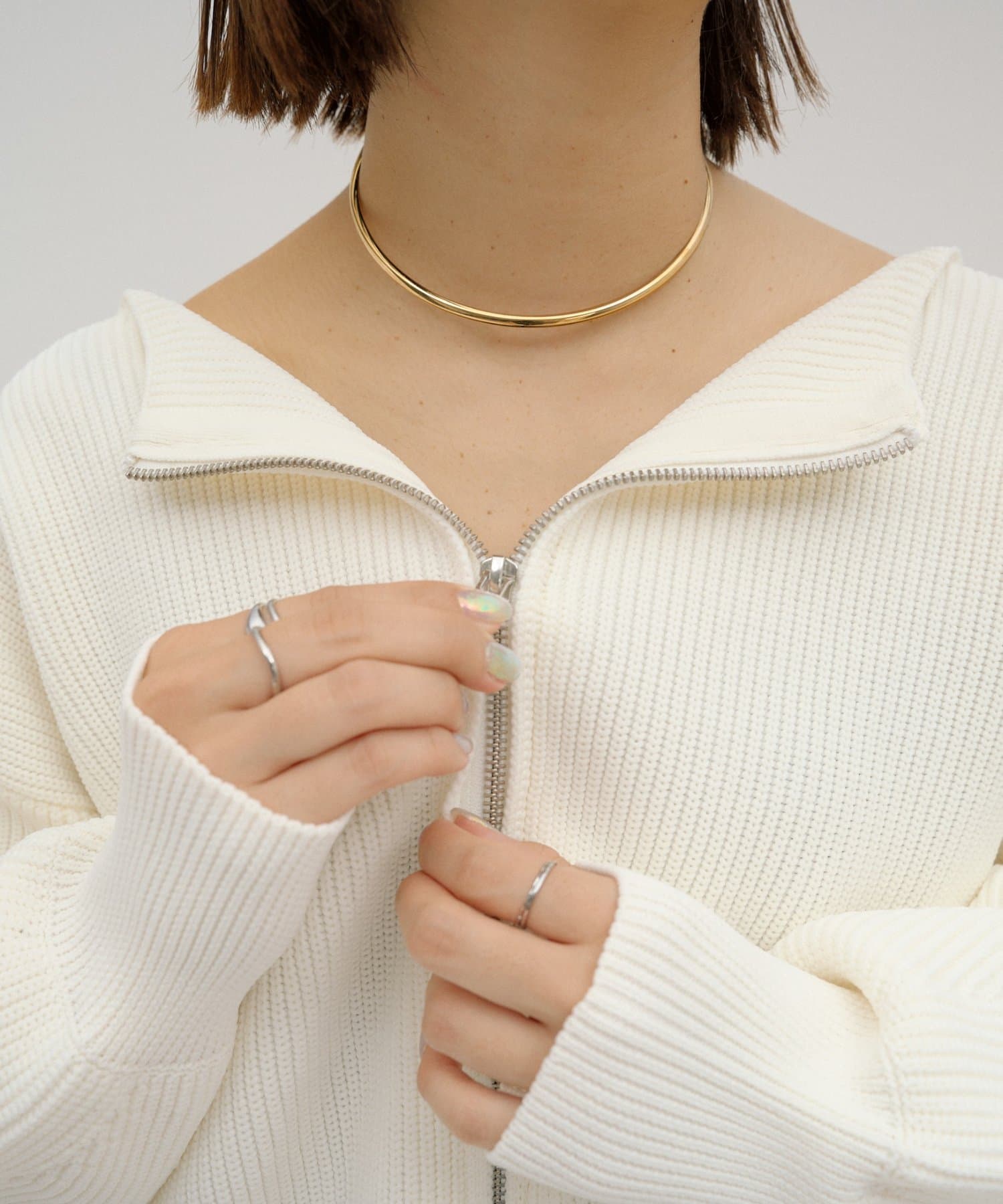 CIAOPANIC TYPY Multi-Way Double Zip Knit - Image 7