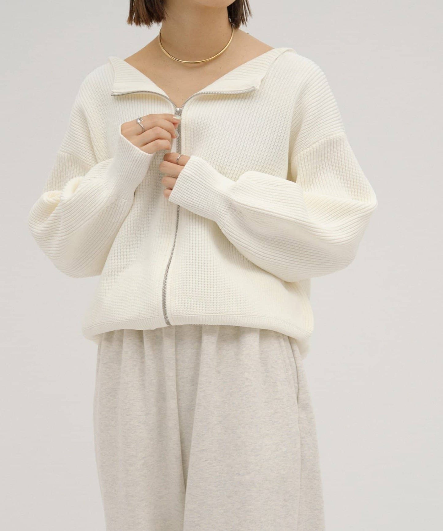 CIAOPANIC TYPY Multi-Way Double Zip Knit - Image 9