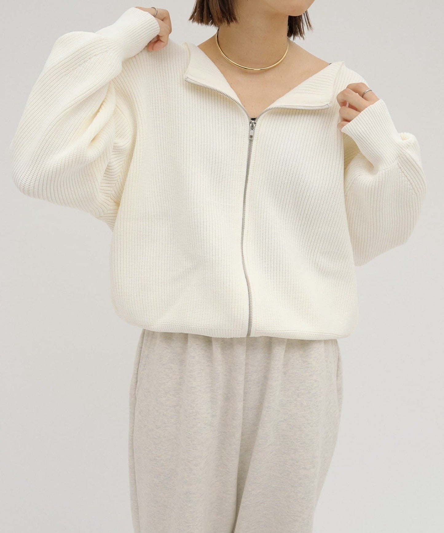 CIAOPANIC TYPY Multi-Way Double Zip Knit - Image 10