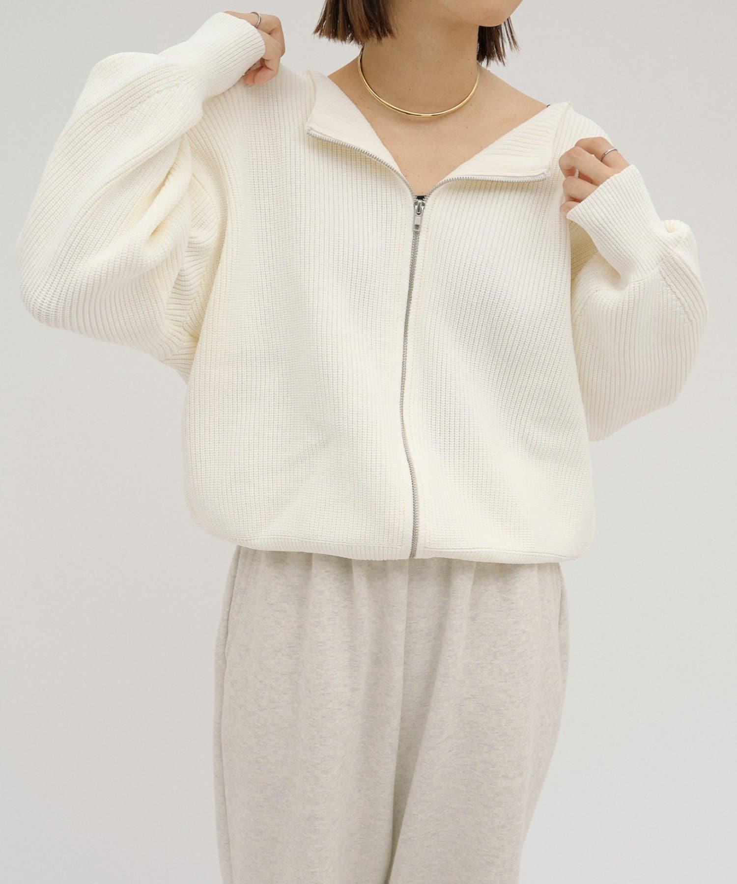 CIAOPANIC TYPY Multi-Way Double Zip Knit - Image 10