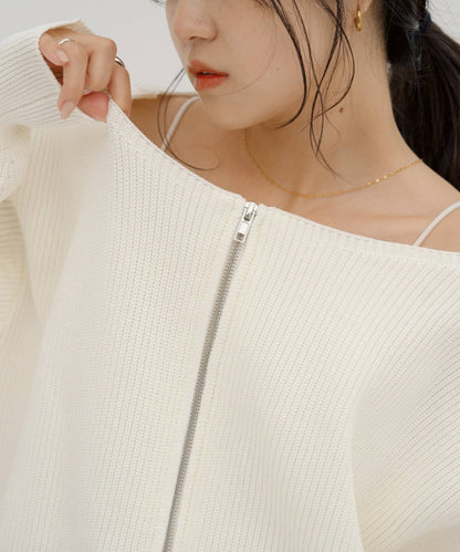 CIAOPANIC TYPY Multi-Way Double Zip Knit - Image 11