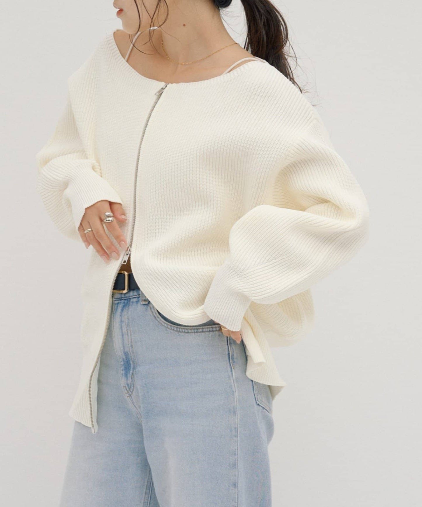 CIAOPANIC TYPY Multi-Way Double Zip Knit - Image 12