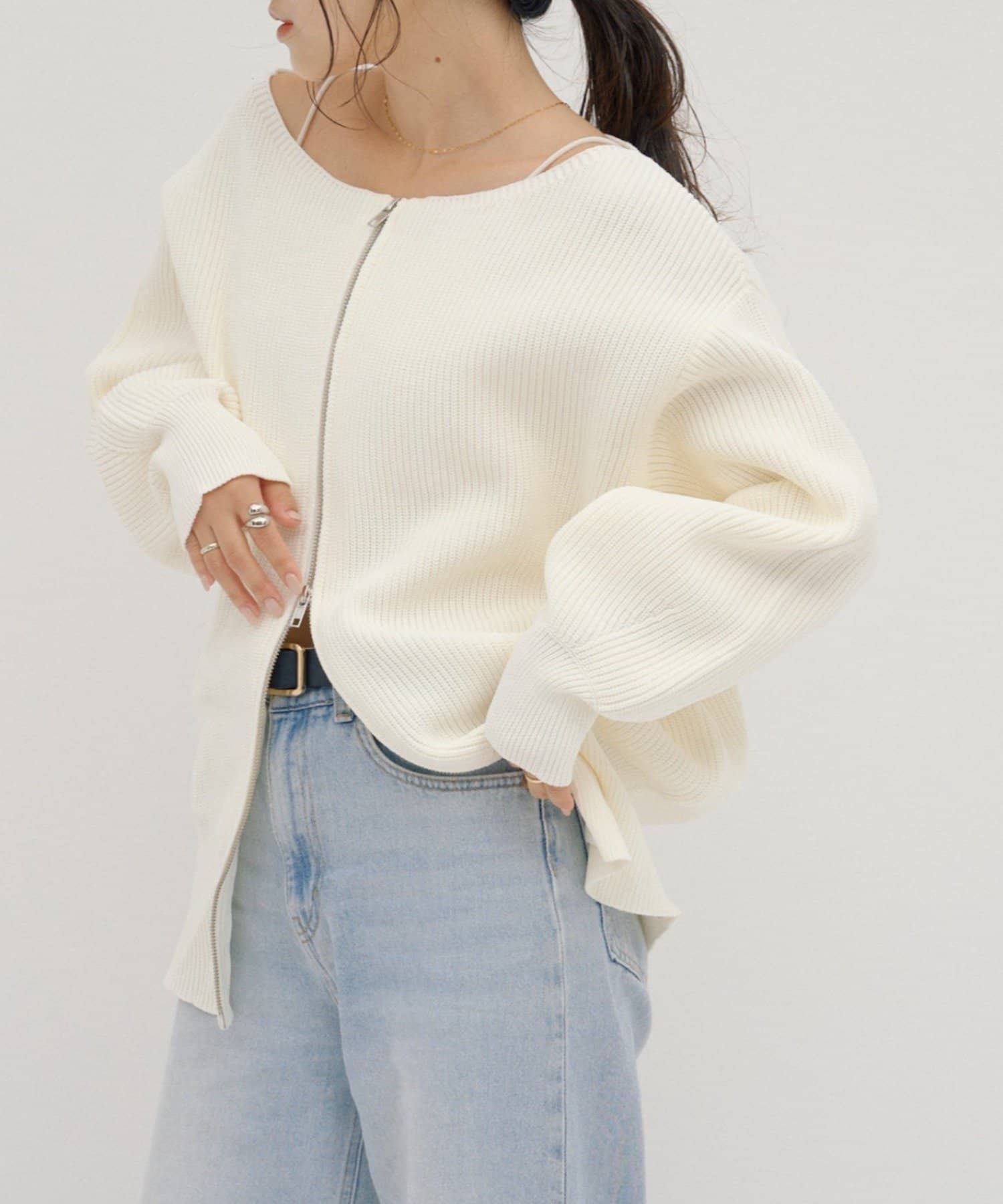 CIAOPANIC TYPY Multi-Way Double Zip Knit - Image 12