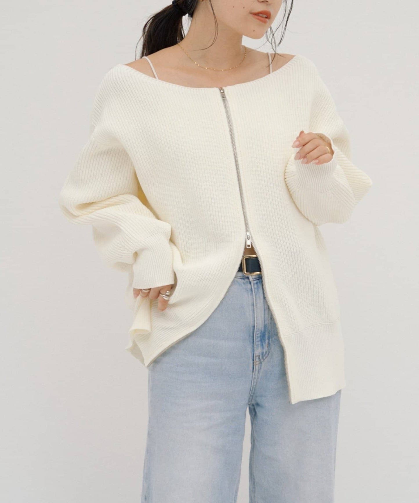 CIAOPANIC TYPY Multi-Way Double Zip Knit - Image 13