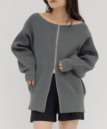 CIAOPANIC TYPY Multi-Way Double Zip Knit - Image 3