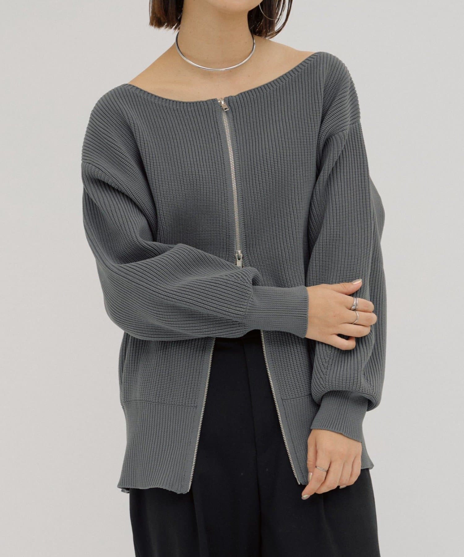 CIAOPANIC TYPY Multi-Way Double Zip Knit - Image 54