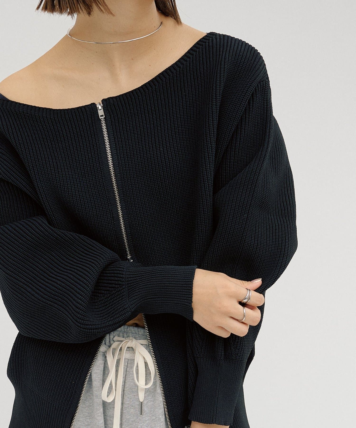 CIAOPANIC TYPY Multi-Way Double Zip Knit - Image 6