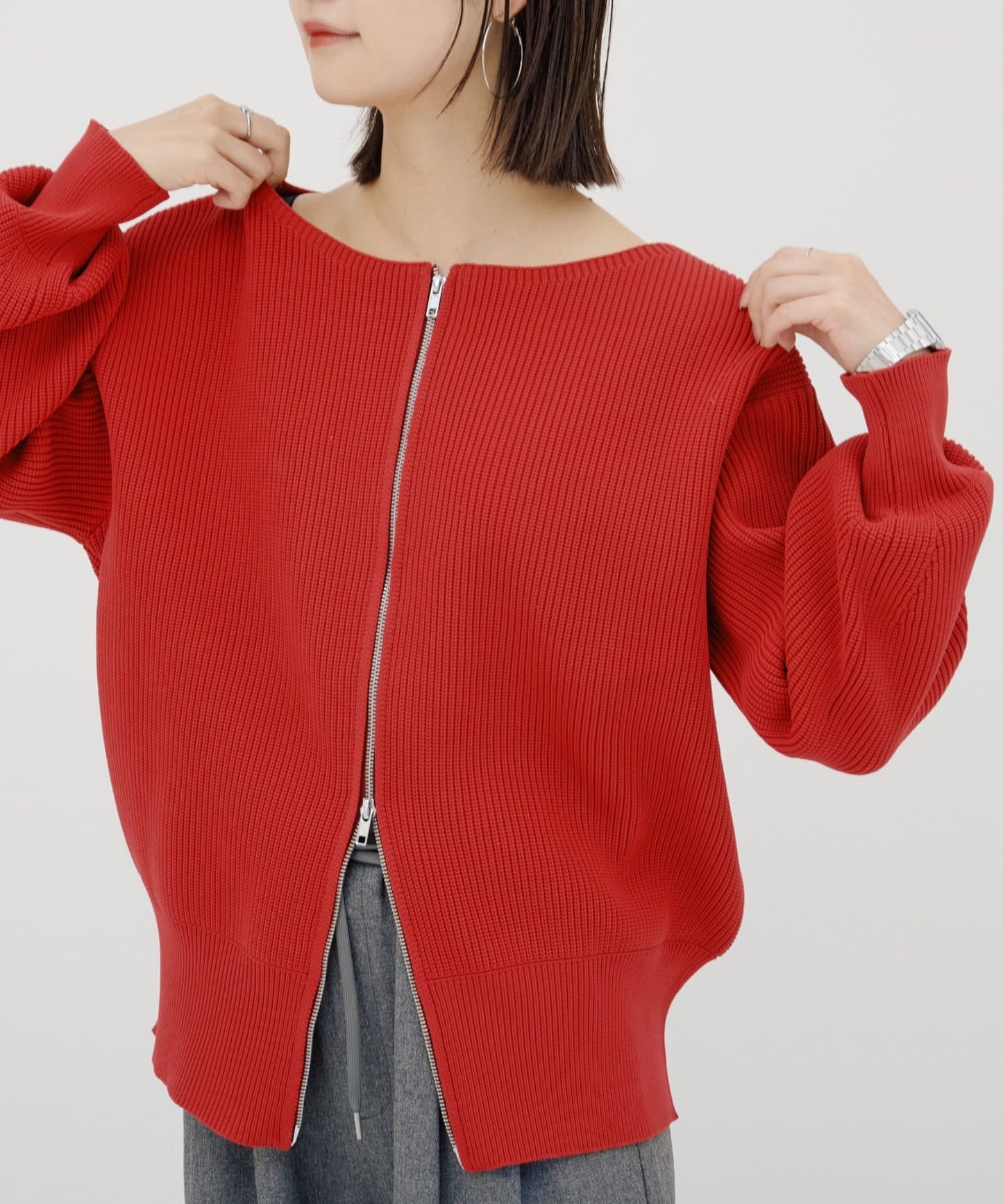 CIAOPANIC TYPY Multi-Way Double Zip Knit - Image 91