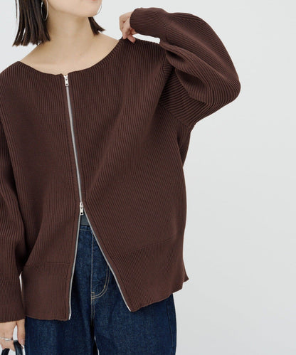 CIAOPANIC TYPY Multi-Way Double Zip Knit - Image 4