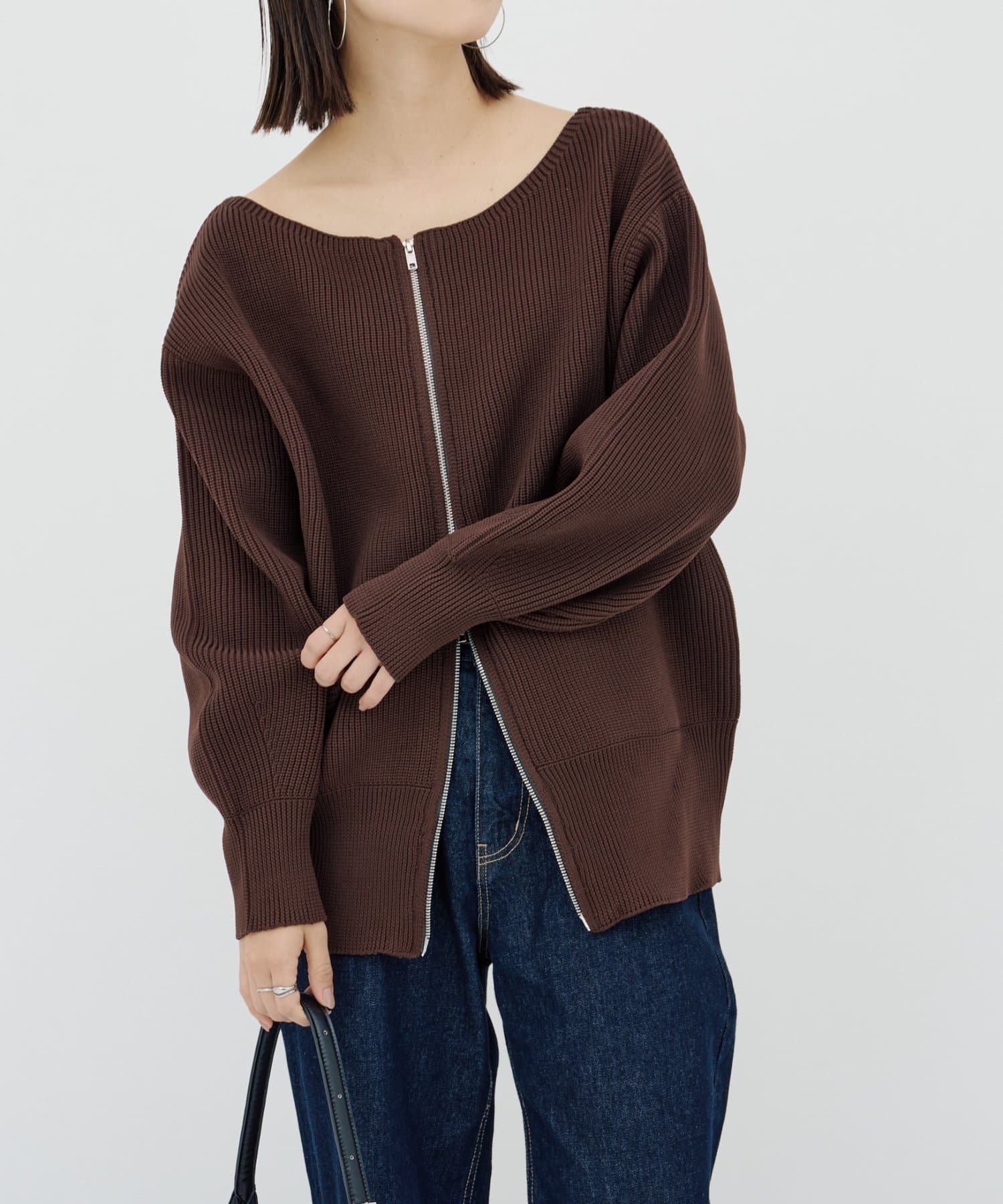 CIAOPANIC TYPY Multi-Way Double Zip Knit - Image 104