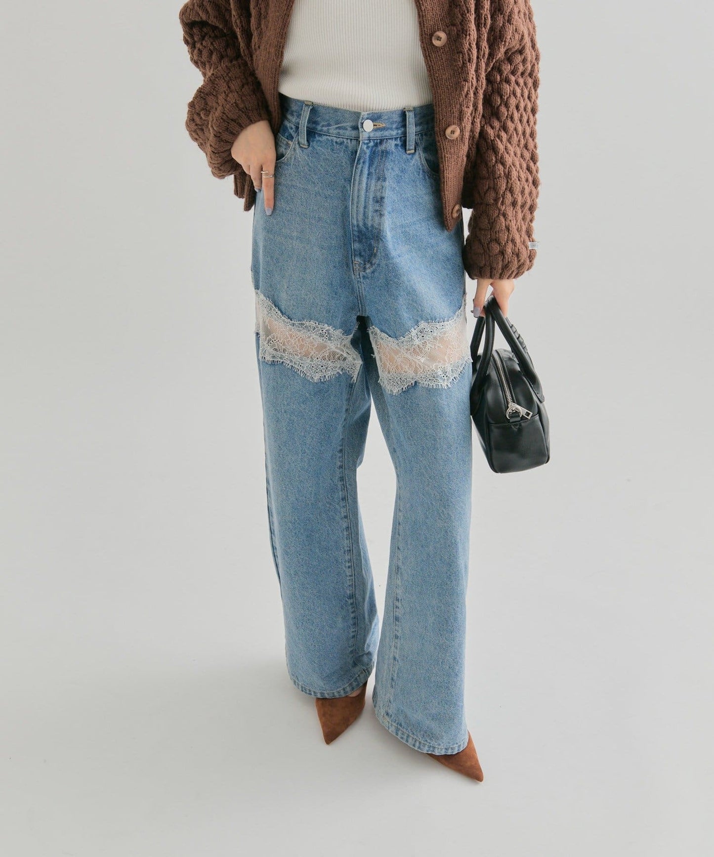 mystic Lace switching denim - Image 16