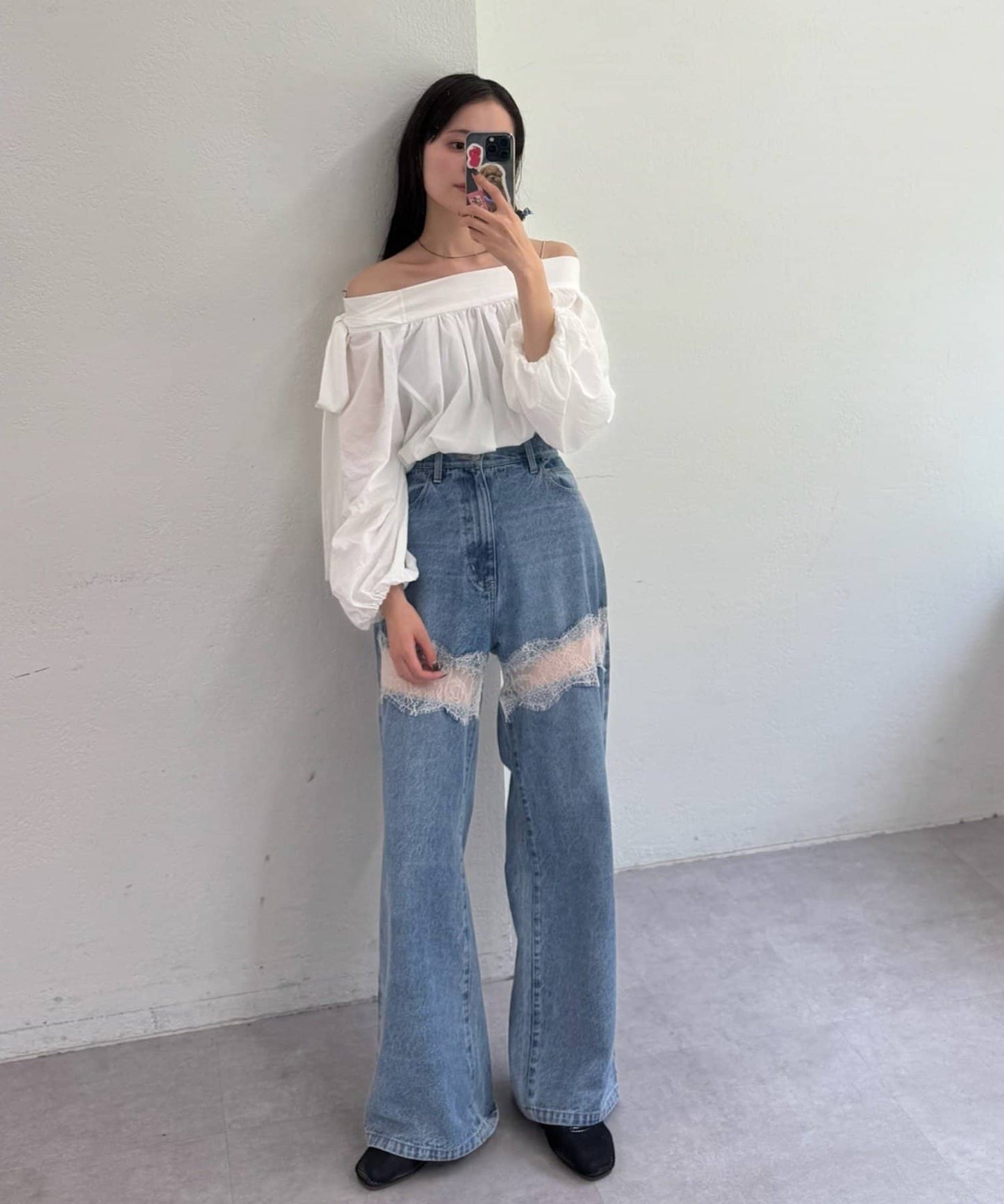 mystic Lace switching denim - Image 18