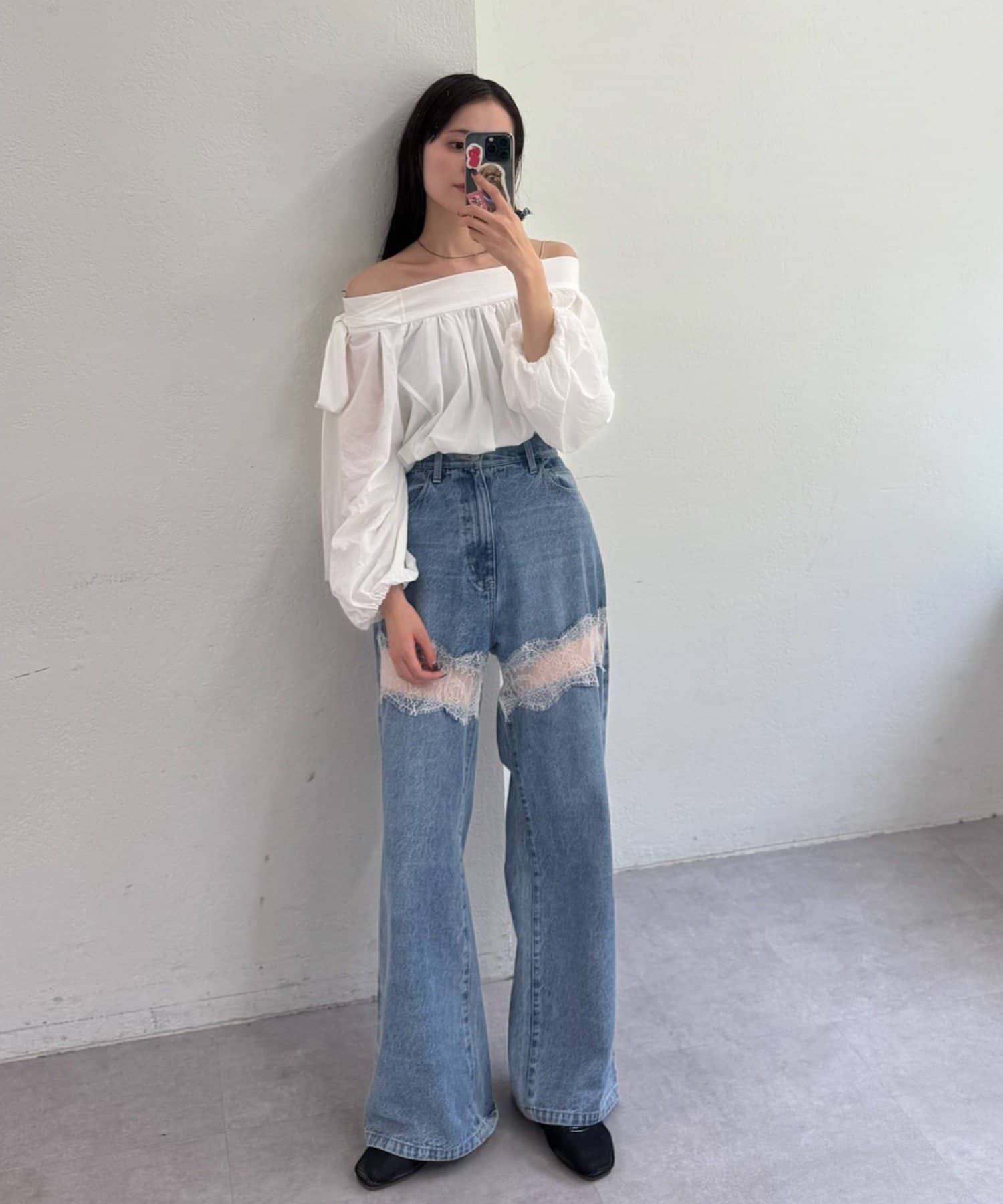 mystic Lace switching denim - Image 18