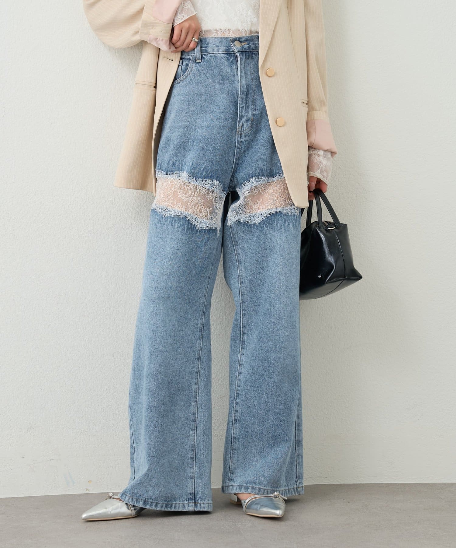 mystic Lace switching denim - Image 11