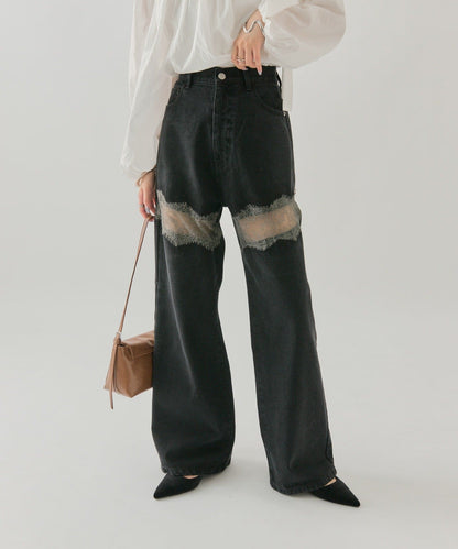 mystic Lace switching denim - Image 32