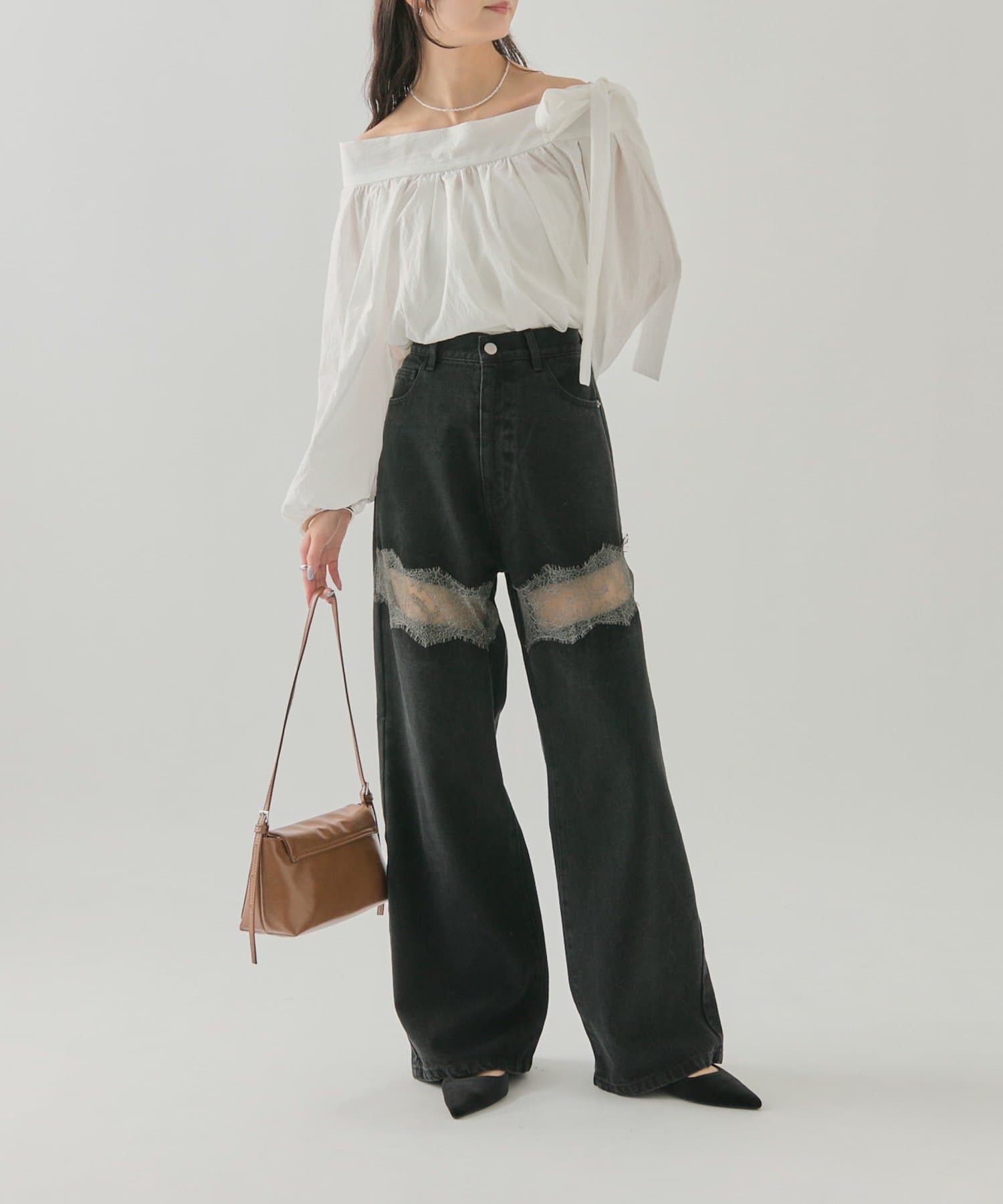 mystic Lace switching denim - Image 35