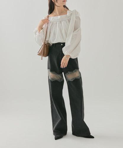 mystic Lace switching denim - Image 37