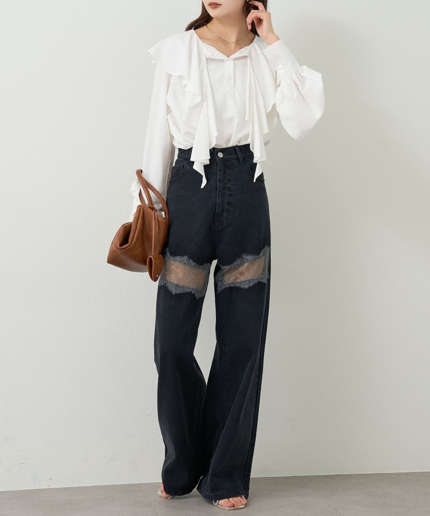 mystic Lace switching denim - Image 27