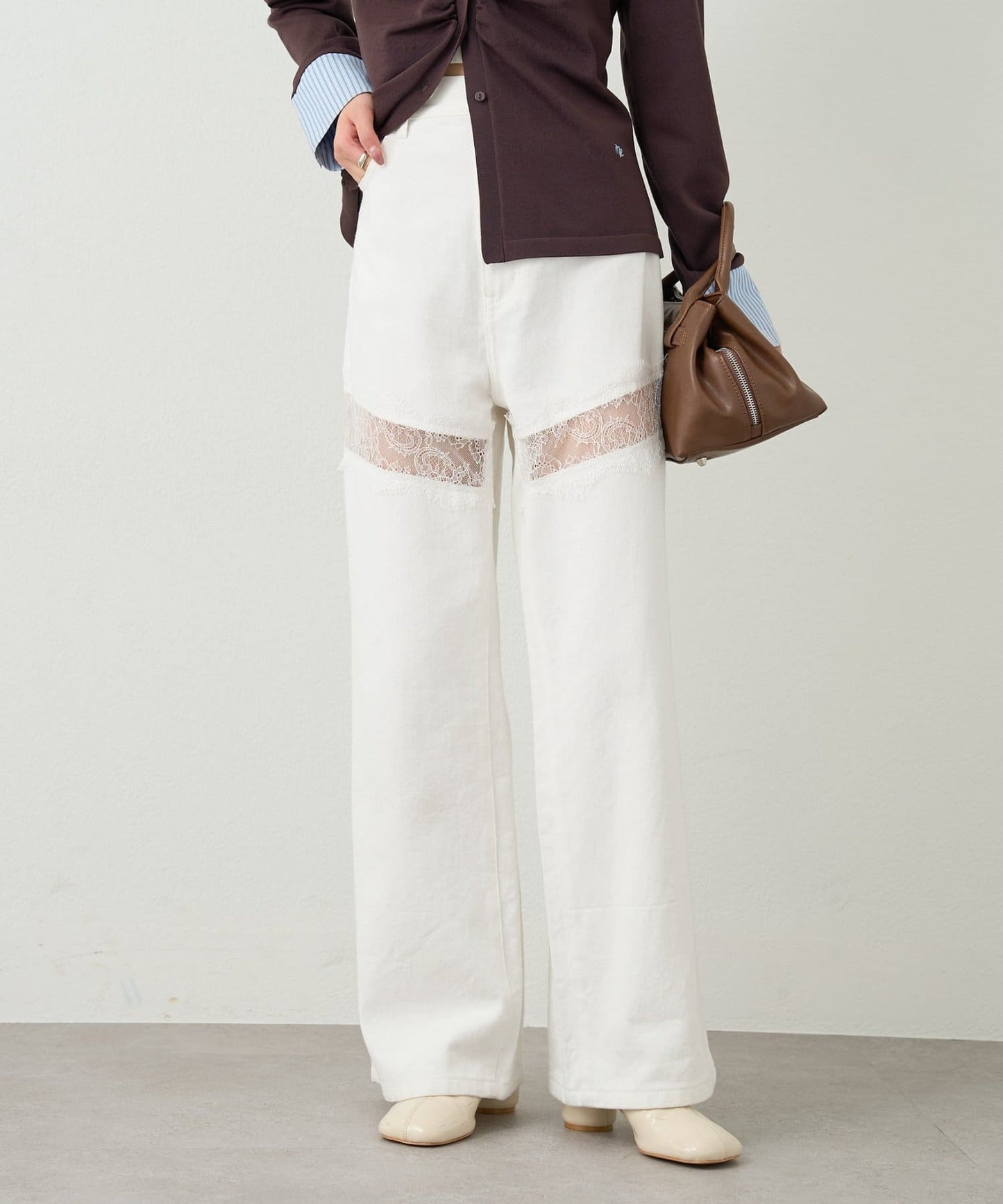 mystic Lace switching denim - Image 2