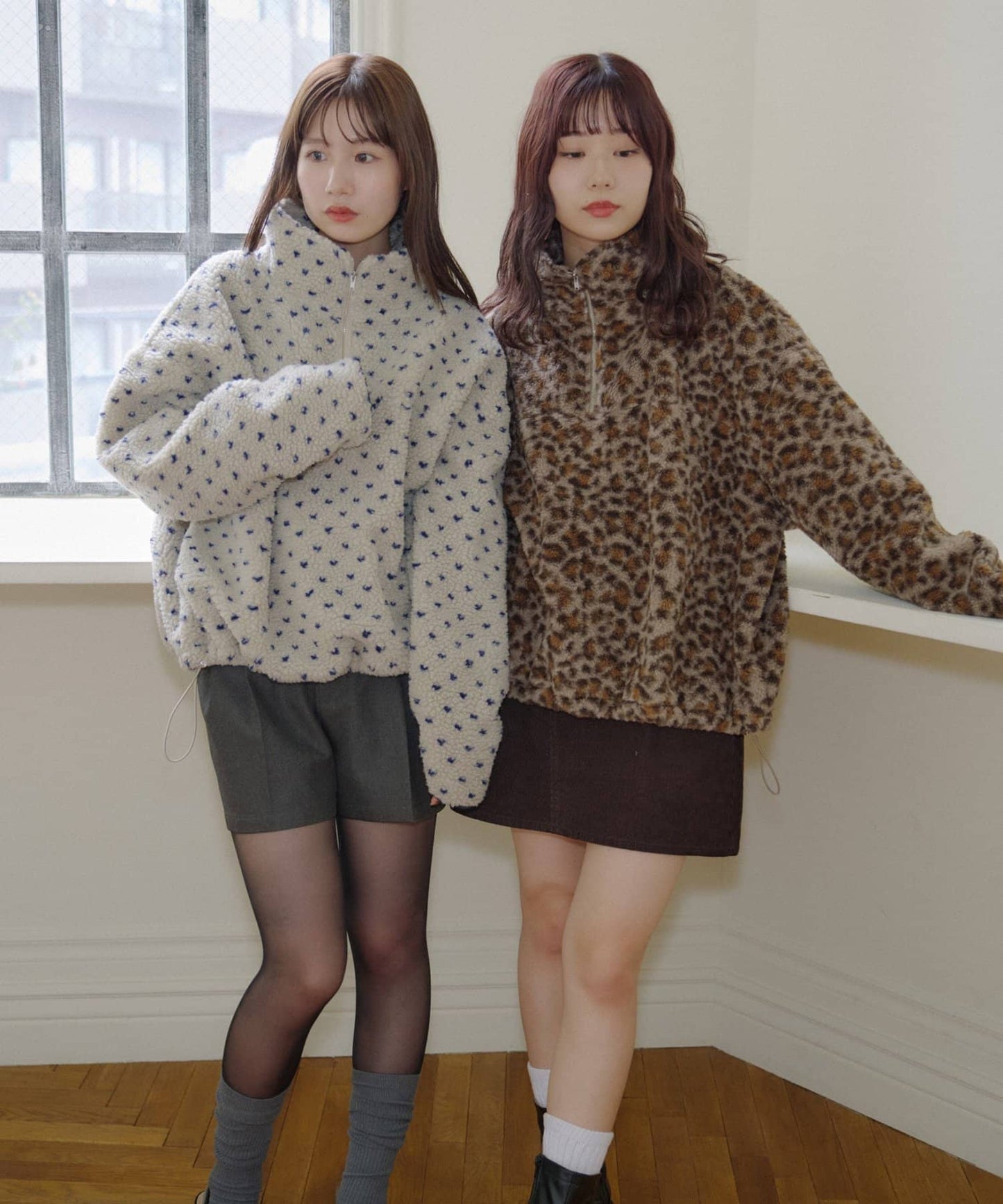 umm. By Discoat 毛毛 half-zip top - Image 11